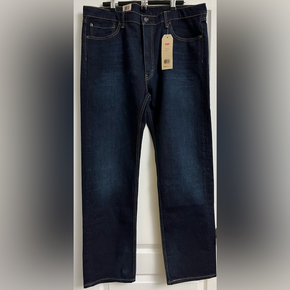 Levi's NWT Red Tab 505 Stretch Dark Blue Jeans 40 x 34